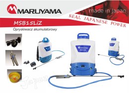 Akumulatorowy opryskiwacz plecakowy Maruyama MSB15LiZ (następca MSB151)